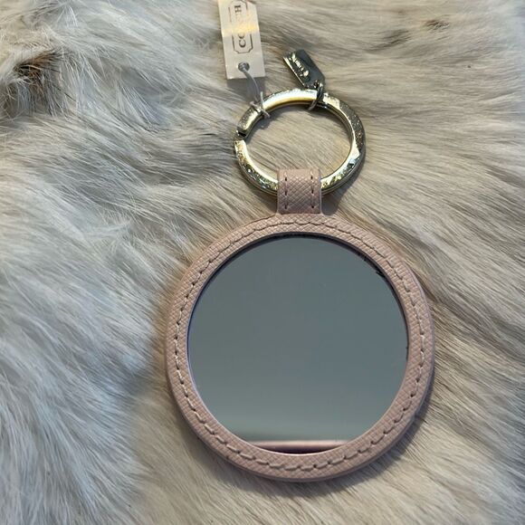COACH Pink Mirror Keychain - Picture 2 of 3